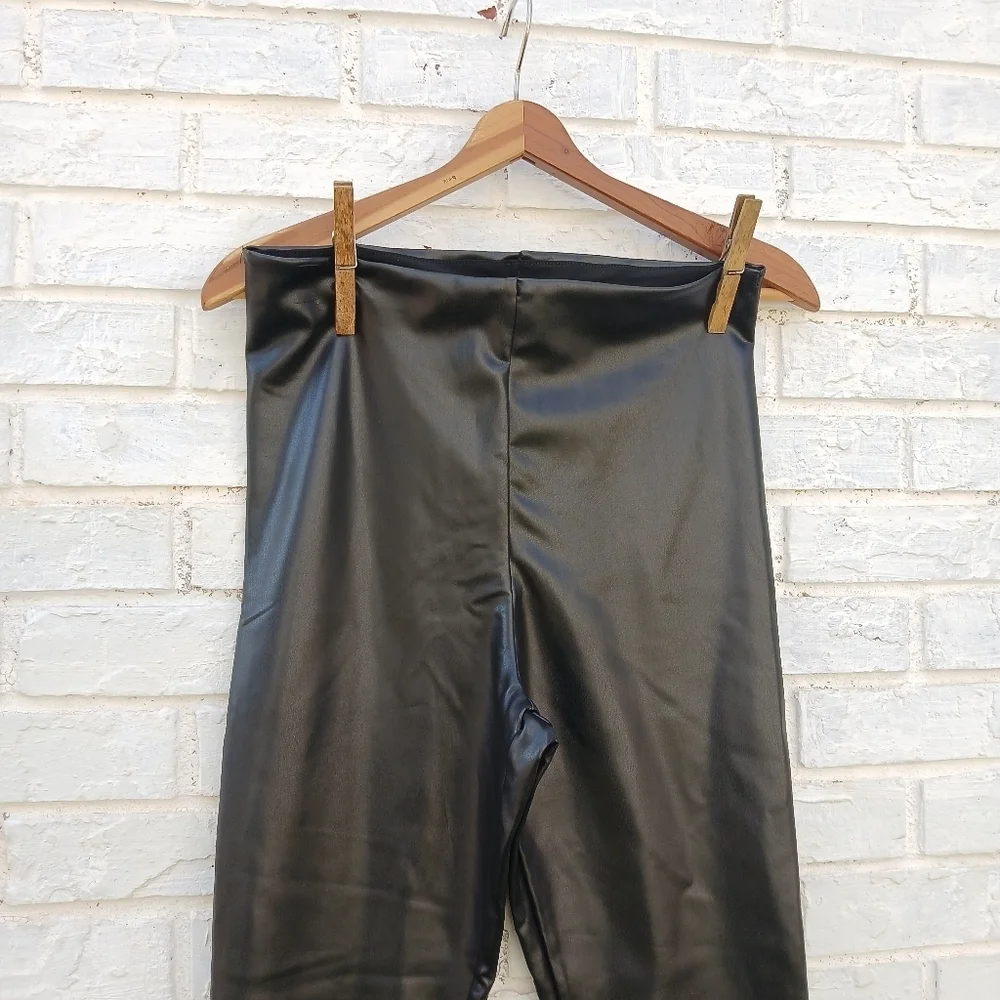 Joie Faux Leather Pants Leggings Size Large - Picture 4 of 7